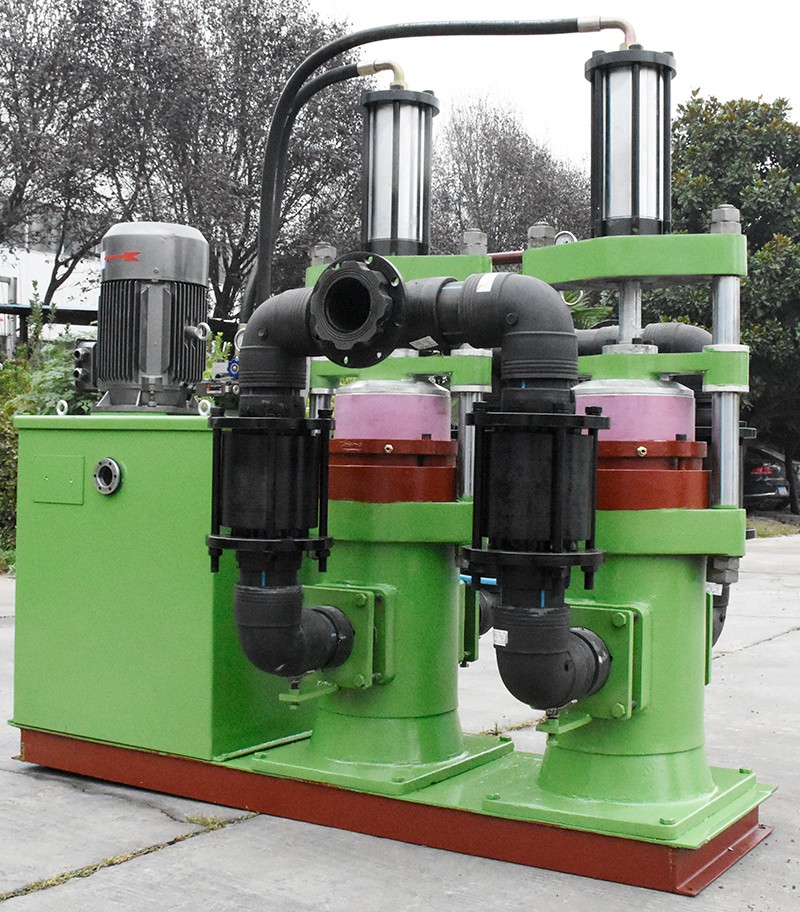 壓濾機節(jié)能進料泵，液壓陶瓷柱塞泥漿泵